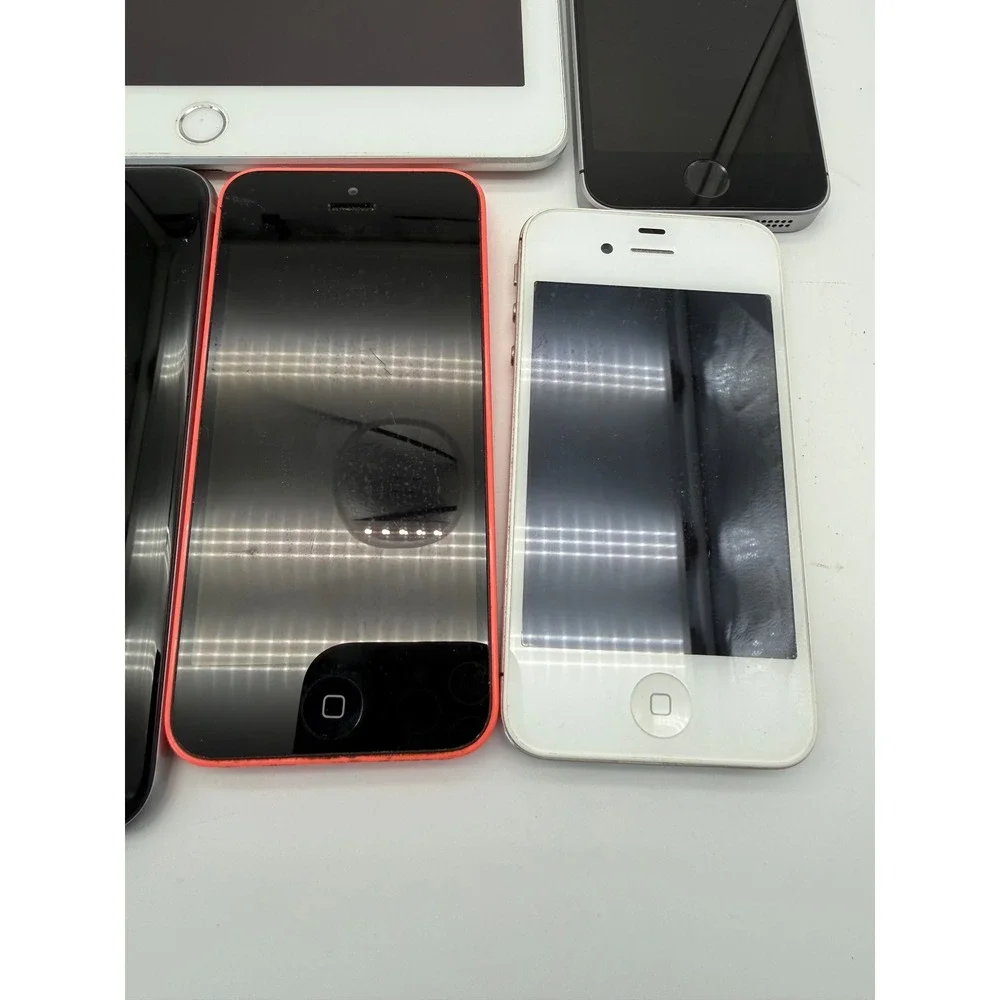 Apple iPhone iPad Lot 9 Devices Untested For Parts iPhone SE 6s 5c 4s iPad